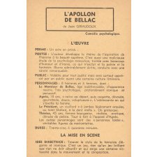 L' Apollon de Bellac : fiche d'analyse