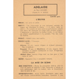 Adelaïde : fiche d'analyse