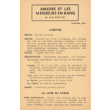 Amédée et les messieurs en rang : fiche d'analyse