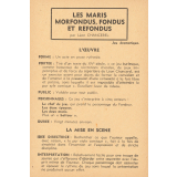 Les maris morfondus, fondus et refondus : fiche d'analyse