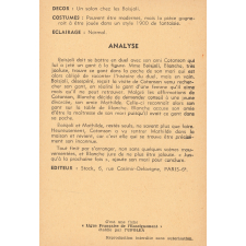 Le gant : fiche d'analyse