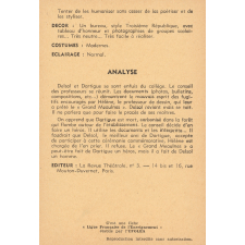 Fugues : fiche d'analyse