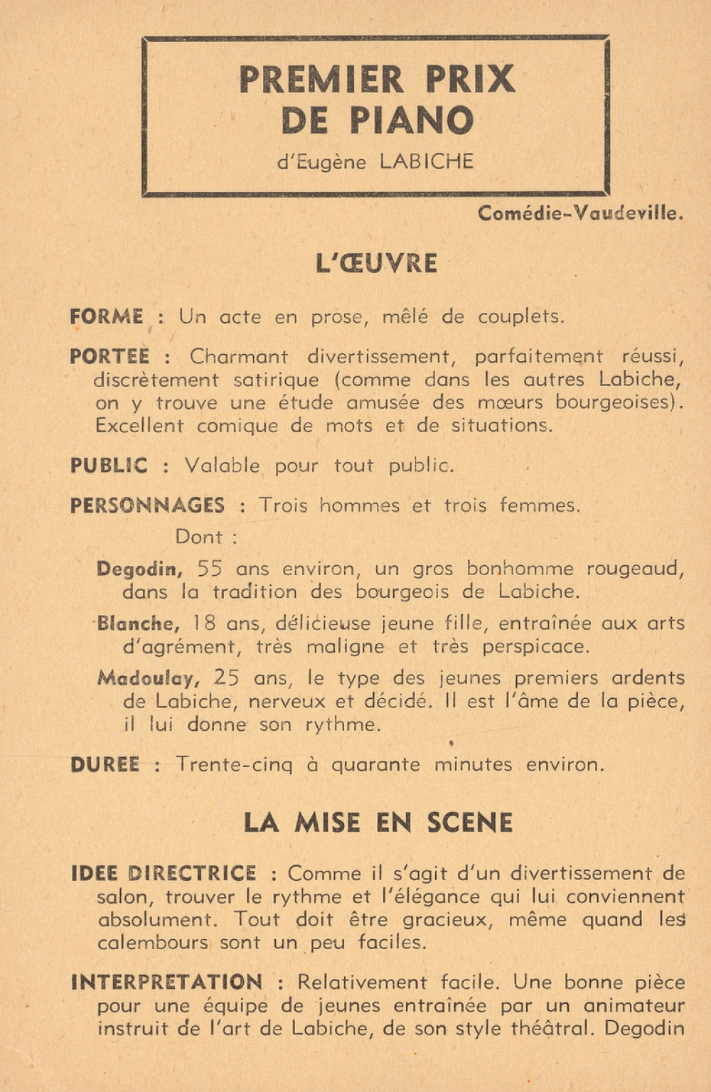Premier prix de piano : fiche d'analyse