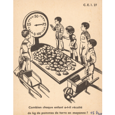 Fiche pour l'enseignement du calcul : C.E.1. 27