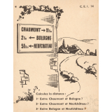 Fiche pour l'enseignement du calcul : C.E.1. 14