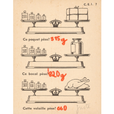 Fiche pour l'enseignement du calcul : C.E.1. 7