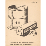 Fiche pour l'enseignement du calcul : C.E.1. 38