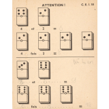 Fiche pour l'enseignement du calcul : C.E.1. 18