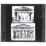 Segesta, Tempel ; Paestum, Poseidontempel (5. Jh.) = Temple de Ségeste ; Paestum, temple de Poséidon (5è siècle)
