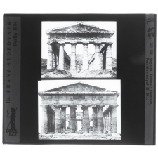 Segesta, Tempel ; Paestum, Poseidontempel (5. Jh.) = Temple de Ségeste ; Paestum, temple de Poséidon (5è siècle)