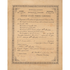 Certificat d'études primaires élémentaires. 