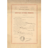 Certificat d'études primaires. 