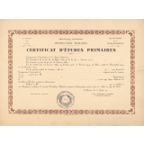 Certificat d'études primaires. 
