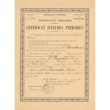 Certificat d'études primaires.
