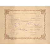 Certificat d'études primaires. 