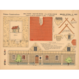 Petites constructions : maison ouvrière allemande : d'après un type de l'exposition de 1900 à Vincennes : N° 1367