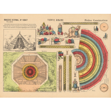 Petites constructions : tente arabe : N° 1247