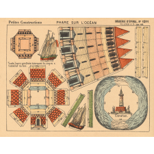 Petites constructions : phare sur l'océan : N° 1211
