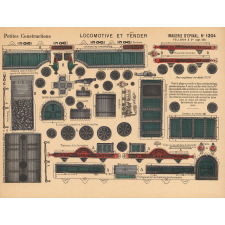 Petites constructions : locomotive et tender : N° 1204