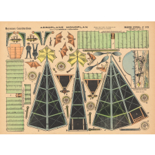 Moyennes constructions : aéroplane monoplan : genre de « la demoiselle » de Santos-Dumont