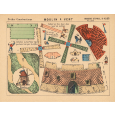Petites constructions : moulin à vent : N° 1229