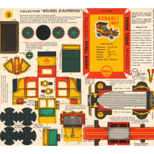 Bolides d'autrefois : Shell : Renault 1907 : N°9