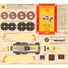Bolides d'autrefois : Shell : Serpollet 1902 : N° 20