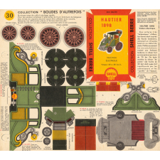 Bolides d'autrefois : Shell : Hautier 1898 : N° 30