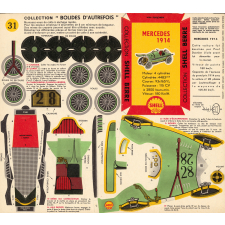 Bolides d'autrefois : Shell : Mercedes 1914 : N° 31