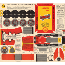 Bolides d'autrefois : Shell : Bugatti : N° 35