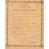 Certificat d'études primaires. 