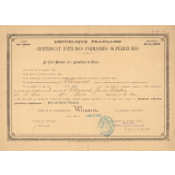 Certificat d'études primaires supérieures. 