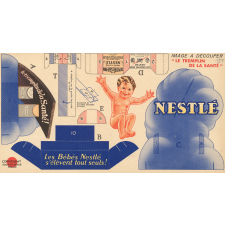 Image à découper : tremplin de la santé : bébé : Nestlé
