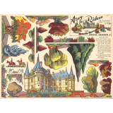 Découpage sans collage : Azay-le-Rideau : douce France : N° 6