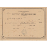 Certificat d'études primaires. 