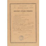 Certificat d'études primaires. 