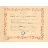 Certificat d'études primaires. 