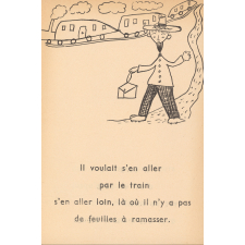 L'homme qui ramasse les feuilles.