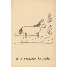 Petit cheval jaune.