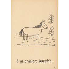 Petit cheval jaune.