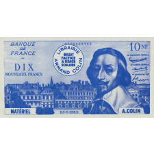 Billets factices à usage scolaire.