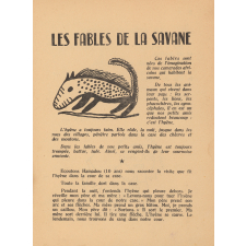 Les fables de la savane.