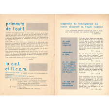 C.E.L. ICEM. Appel aux coopérateurs.