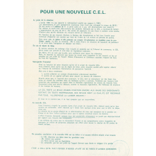 Pour poursuivre l'oeuvre de la C.E.L.
