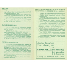 Cours de perfectionnement. 1953-1954.