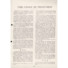 Documents concernant l'histoire du mouvement de l'École Moderne Française et de son fondateur Célestin Freinet. 1923-1924. 