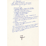 Correspondance entre un instituteur et  l'Institut coopératif de l'école moderne pour la publication de la BT n°833 sur 