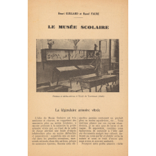 Brochures d'Education Nouvelle Populaire : Le Musée Scolaire