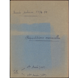 Répartitions mensuelles - Année scolaire 1974-75 - CE 1ère année (10e) et 2ème année (9ème) - Septembre-Octobre