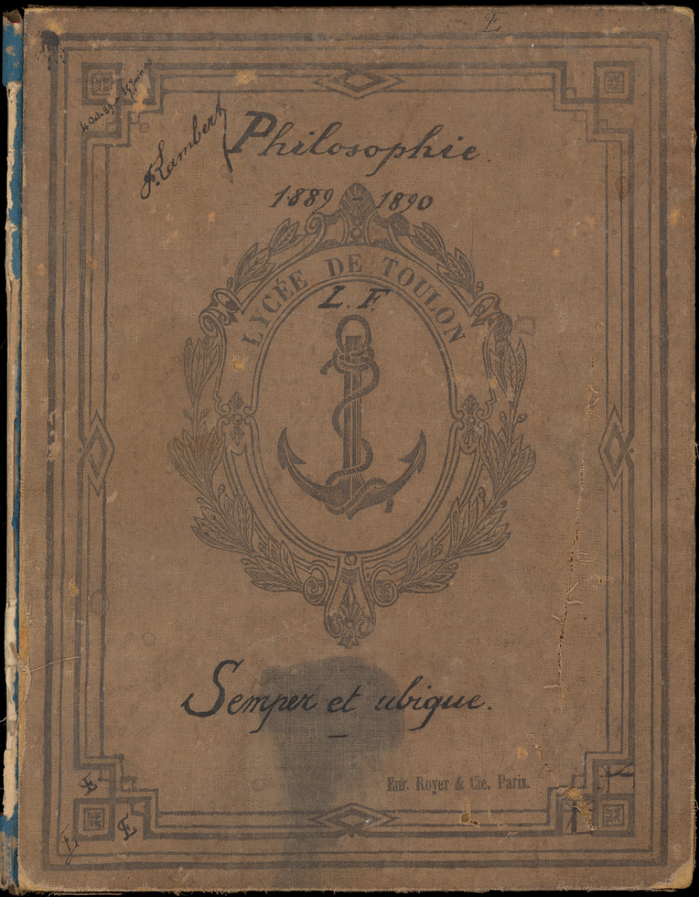 Cahier de leçons : philosophie